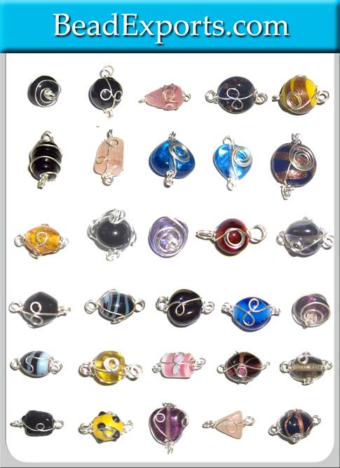 Wire Wrapped Beads