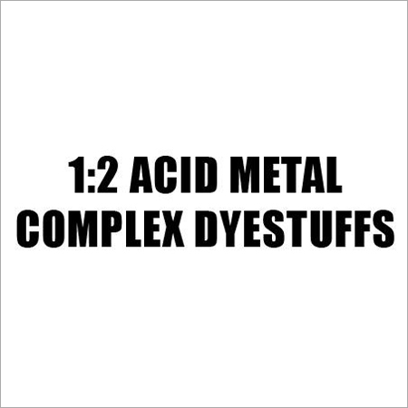 Acid Complex Dyestuffs Grade: Industrial Grade