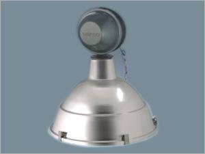 Radbay - Totally enclosed integral vertical mounted highbay- midbay luminare