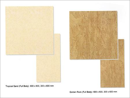 Tropical Sand and Golden Rock Tiles
