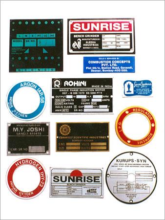 Aluminum Anodized Label