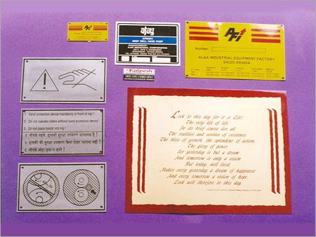  Aluminum Anodized Offset Printed Label / Dial