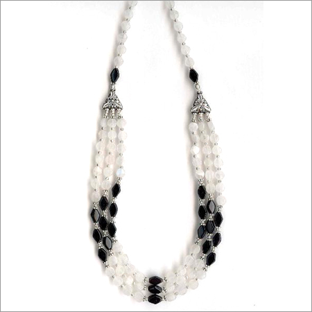 Silver Beaded Necklace
