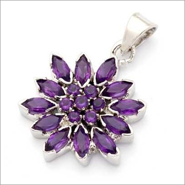 Amethyst with Silver Pendant
