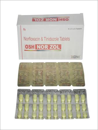 Norfloxacin-500 & Tinidazole Tablets