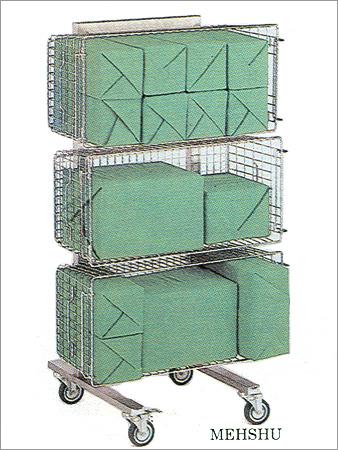 Sterilizing Baskets Fitted on Trolley