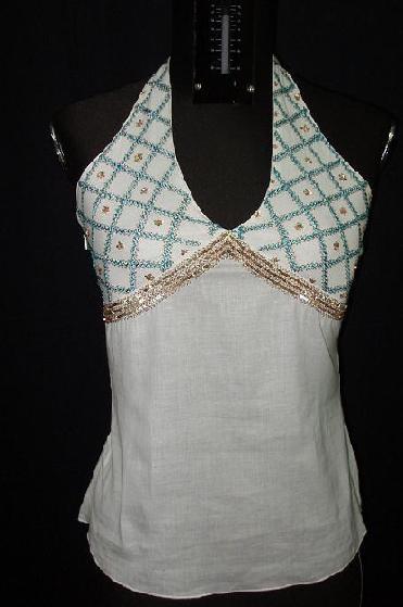 cotton halter top