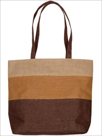 Tri Color Shopping Bag