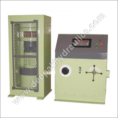 Digital Concrete Compression Testing Machine - Steel, Digital Display | Automatic, High Speed, Effective Converter, Precise Results