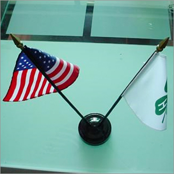 Table Flags - Polyester Material with Aluminium Pole | Customizable Colors and Sizes for Government and Event Use