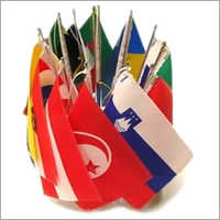 Miniature Flags - Polyester, Hanging Style, Aluminium Pole | Customized Colors & Logos, Durable For All Weather Conditions
