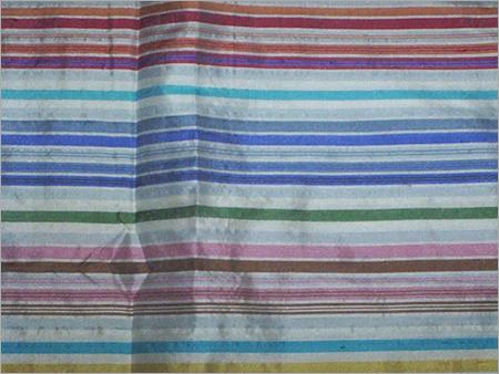 Light Wieght Multicolour Dupion Stripes