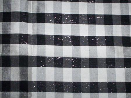 Dupion Checks Silk Fabric