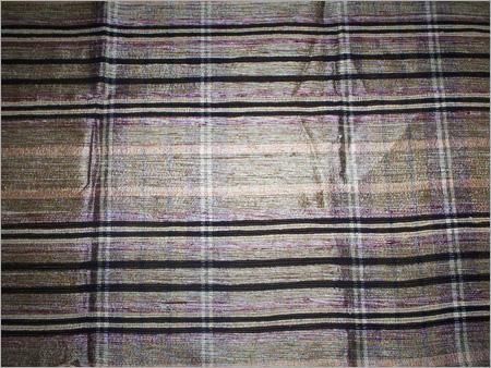 Heavy Dupion Check Silk Fabric