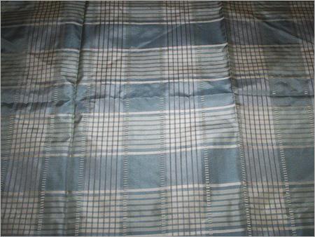 Dobby Check Silk Fabric