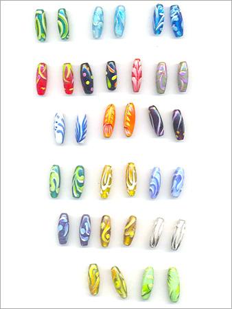 Painted Glass Beads