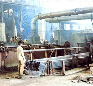 Galvanised ERW pipes and tubes for industrial supply