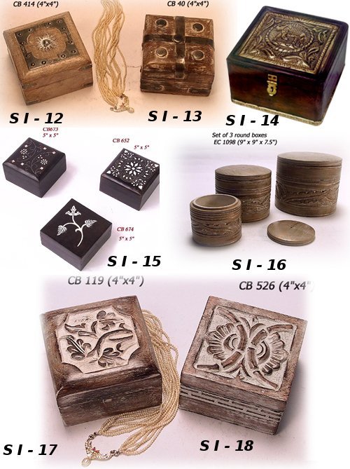Wooden Jewellery Boxes