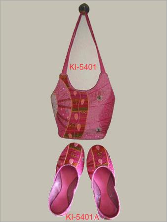 Ladies Bag and Slippers