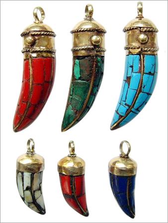 Metal Turquoise Pendants