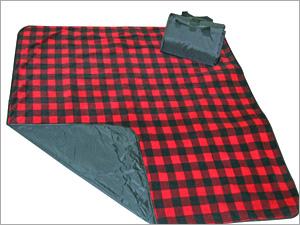 Picnik Blankets - Polyester Fleece 50x60 Inches Red | Soft, Warm, Portable, Durable, Washable