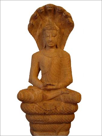 Sandstone Buddha Sculpture