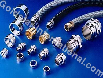 Brass Conduit Fittings - Brass Nickel Plated, PG/Metric/NPT Threads | Corrosion-Resistant, Durable, Easy Installation, Various Sizes, Versatile Adaptors & Connectors