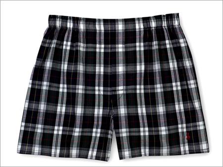 Plaid Woven Boxer Shorts