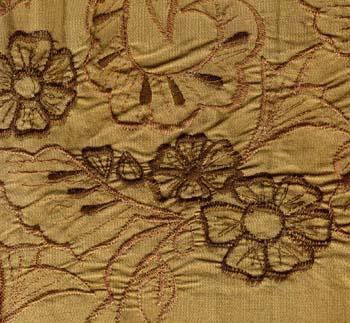 INDIAN SILK DUPION EMBD. FABRIC