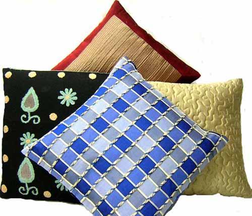 INDIAN EMBROIDERED CUSHION COVER