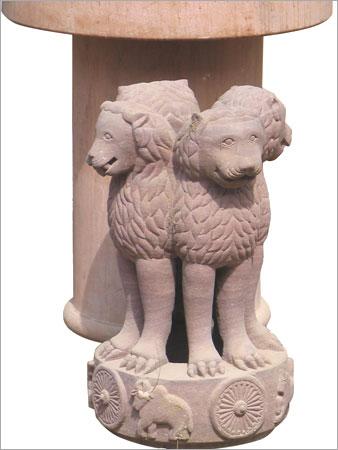 Stone Article - Sandstone Varied Sizes Pink | Intricate Carving Hand-Polished Weather Resistant Classical Style