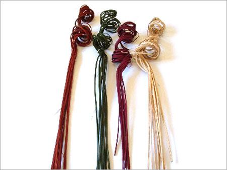 Curly Cane Natural and Dyed