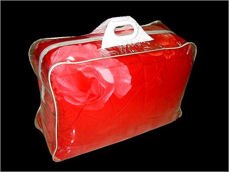 PVC Bag With Blanket-Quiltwith Steel Frame & Handles