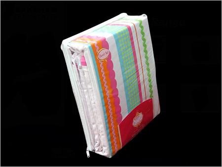 PVC Bag With Matching Zipper & Piping