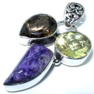 Silver Pandent with stone