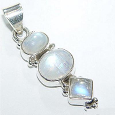 Silver Pandent With Stone