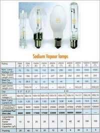 Sodium Vapour Lamps