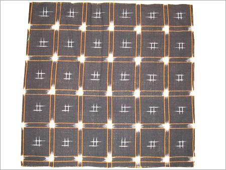 Handloom Fabric - Cotton Variable Dimensions Brown | Handwoven Durable Unique Textured Natural Plain Weave