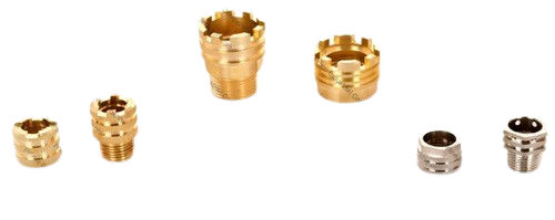 Round Brass Male Female Inserts For Cpvc Fittings