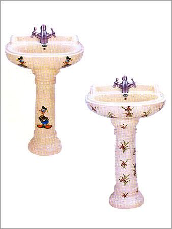 Wash Basins with Pedestal