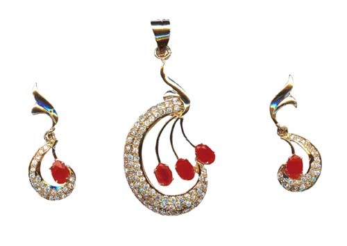 Pendant with Earrings