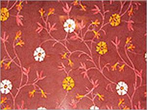 Embroidered Silk Fabric
