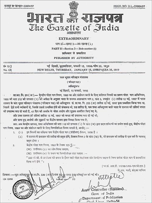 The Gazette of India for AUTO- DIPPER (Autodip)