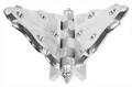 Brass Butterfly Hinges - Variable Sizes, Various Finishes | Elegant Design, Easy Installation, Lightweight, Durable Brass