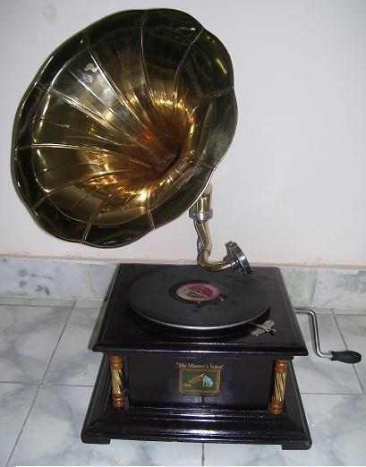 Brass Gramophone