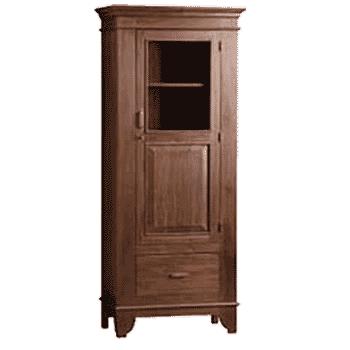 Wooden Almirah with Glass