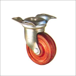 Unique Side Race Swivel & Matching Fixed Pressed Steel Light Duty Castor