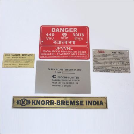 Aluminium Name Plates