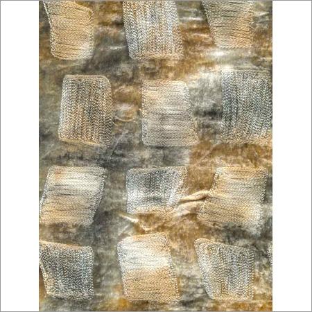 Rayon Velvet Embroidery with Print