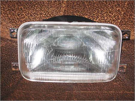 Head Lamp - Glass Metal, 10x8x5 cm, 12V 55W, 90° Beam Angle | Bright Light, Durable, Easy Install, Wide Beam